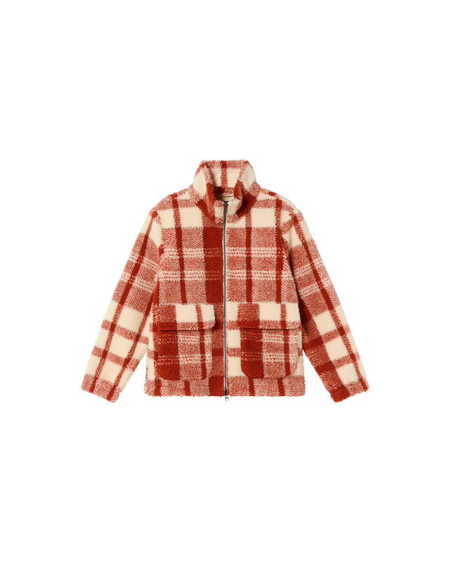 Thinking Mu | Sophie Jacket | Red Check