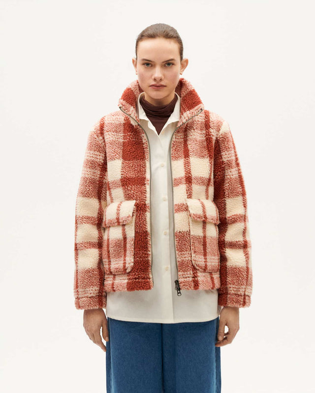 Thinking Mu | Sophie Jacket | Red Check