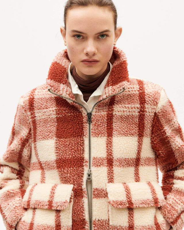 Thinking Mu | Sophie Jacket | Red Check