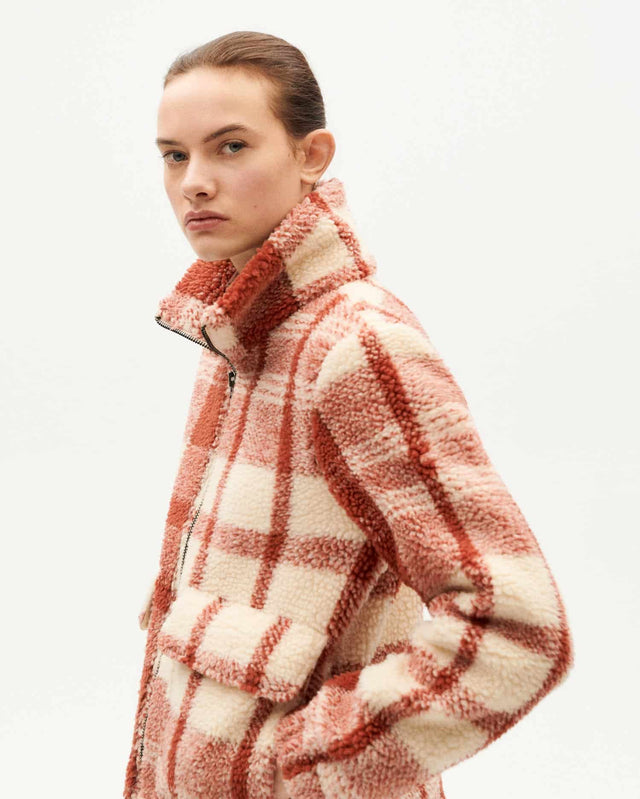 Thinking Mu | Sophie Jacket | Red Check