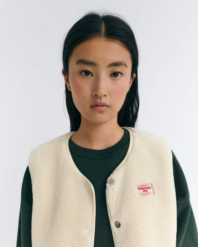 Thinking Mu | JAY Vest | Ivory