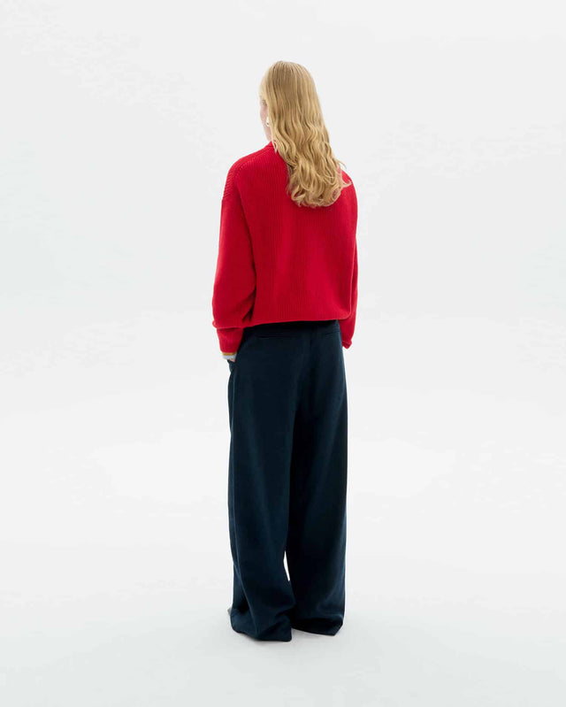 Thinking Mu | CARMEN Sweater | Red