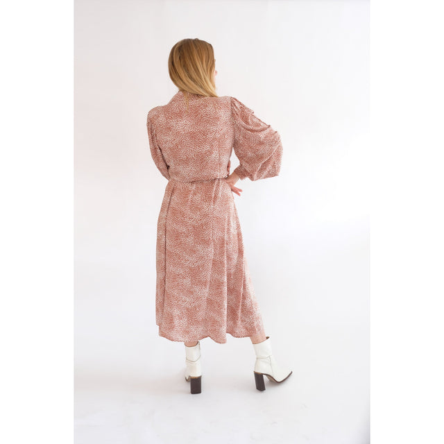 Oh Seven Days | Riley Wrap Dress | Rusty Pink