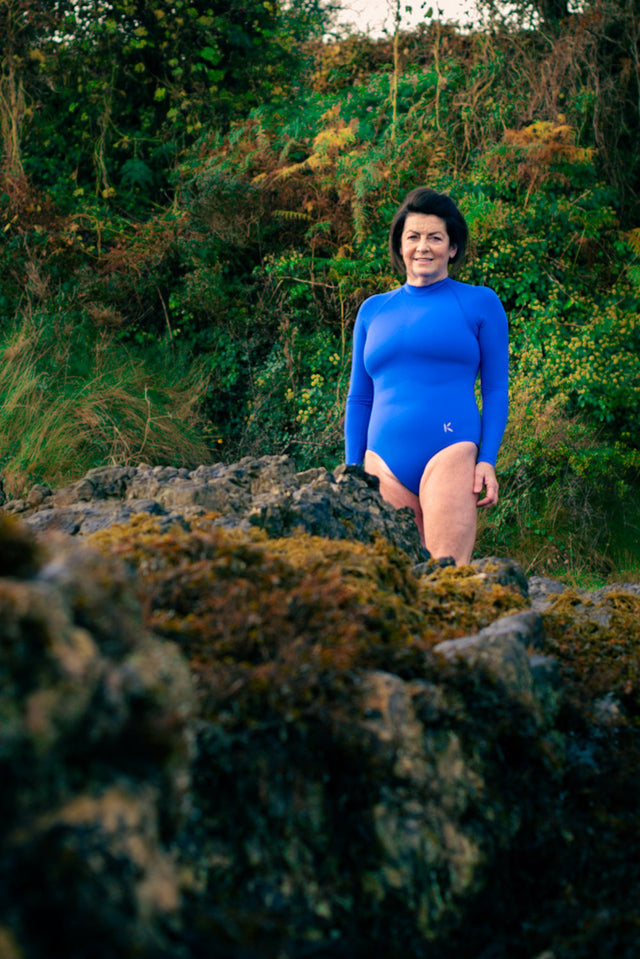 Nessa Sea Swimsuit | Deep Blue