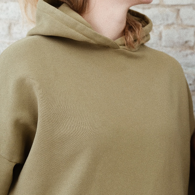 Poudre Organic | SUETER HOODIE | Green